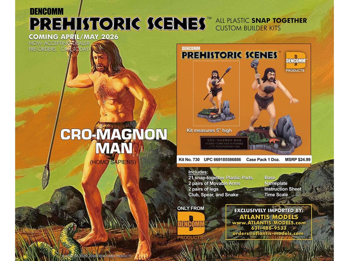 Prehistoric Scene Cro-Magnon Man