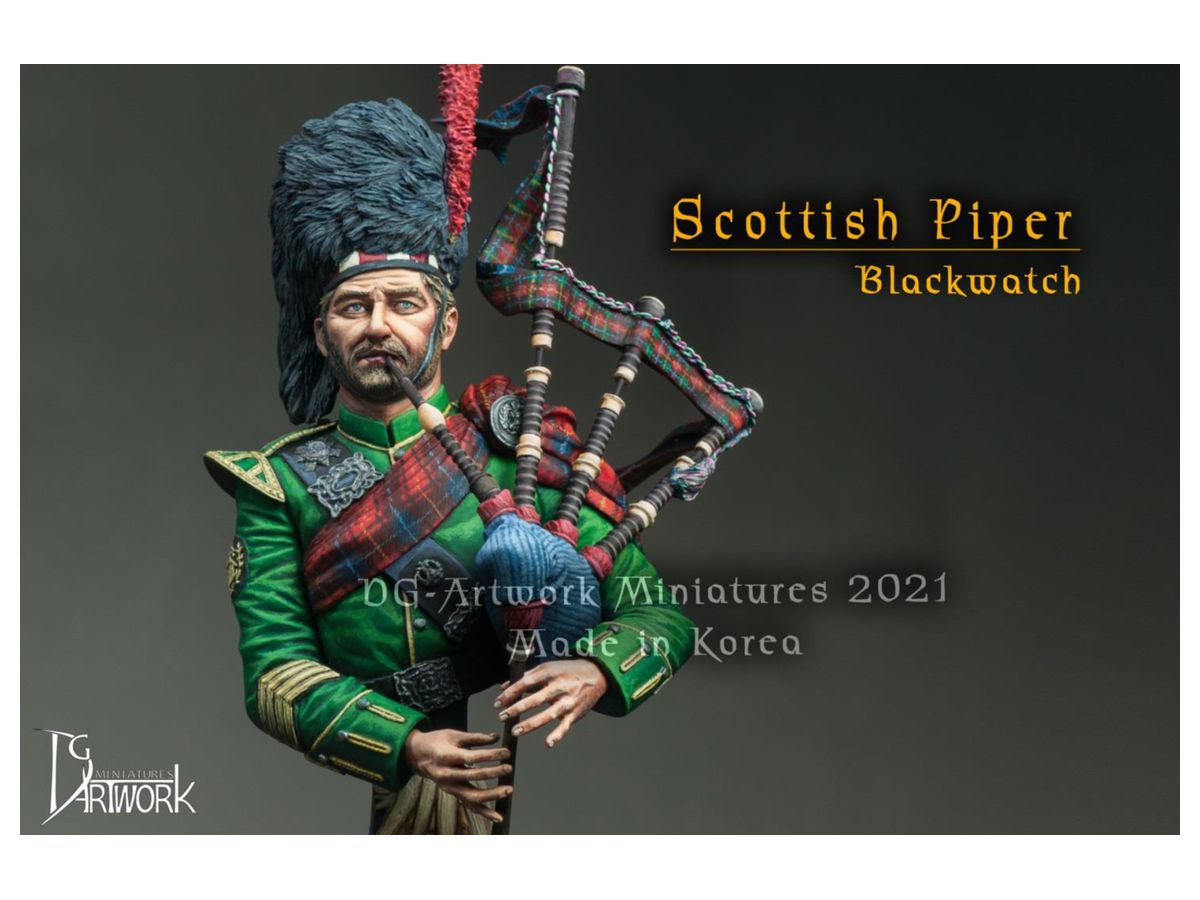 Black Watch Regiment Scottish Piper (Bust)
