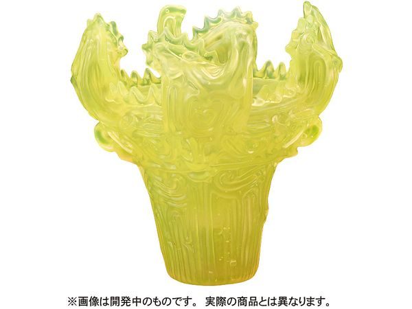 SOFUBI Modern Earthenware - Flame-Shaped Earthenware - Fluorescent Yellow Clear