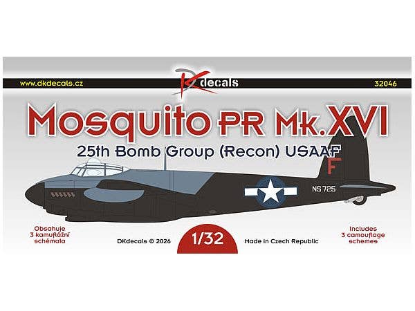 Mosquito PR Mk.XVI 25th Bomb Group (Recon) USAAF