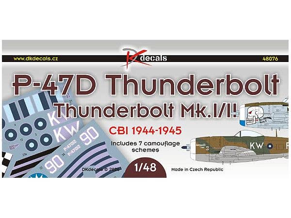CBI P-47D Thunderbolt Mk.I/II, 1944-45