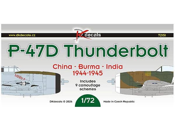 P-47D Thunderbolt, China-Burma-India 1944-45