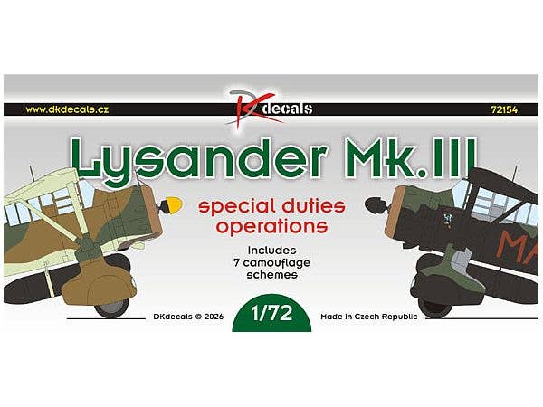 Lysander Mk.III Special Duties Operations