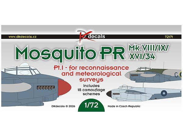 Mosquito PR Mk.VIII/IX/XVI/34, Pt.1