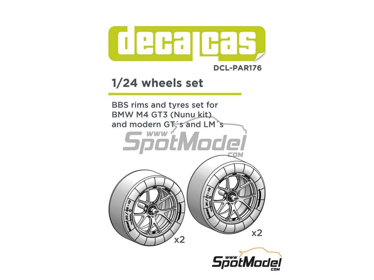 BMW M4 GT3 Detail-Up 10-Spoke Wheel & Tire Set Type A
