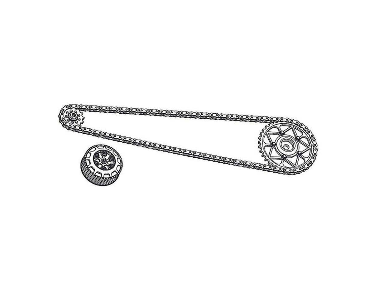 Yamaha YZR-M1 2007 Chain Set (3D Printed)