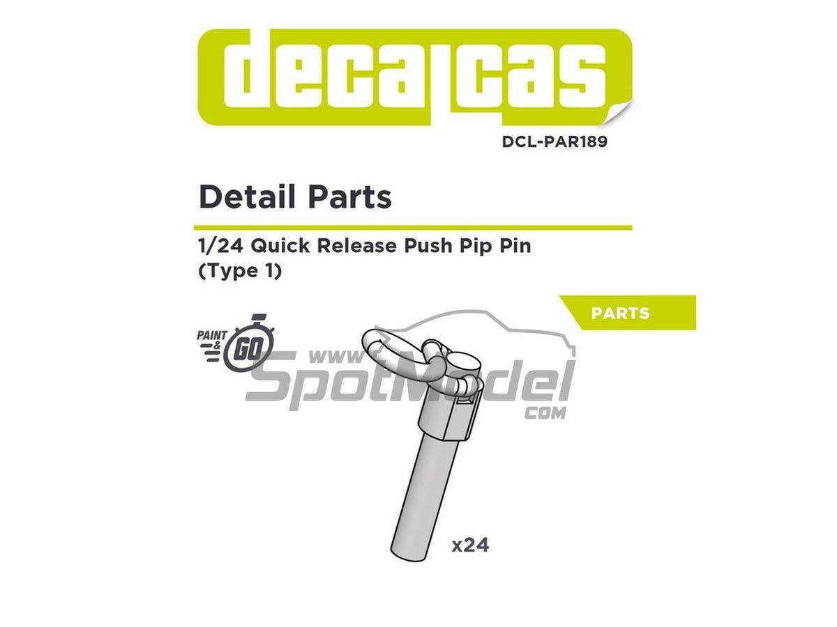 Push Button Quick Release Hood Pins (24pcs)