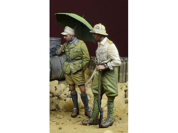 WWII German DAK Soldier Resting Set Vol.2 North Africa 1941-43 (2 figures)