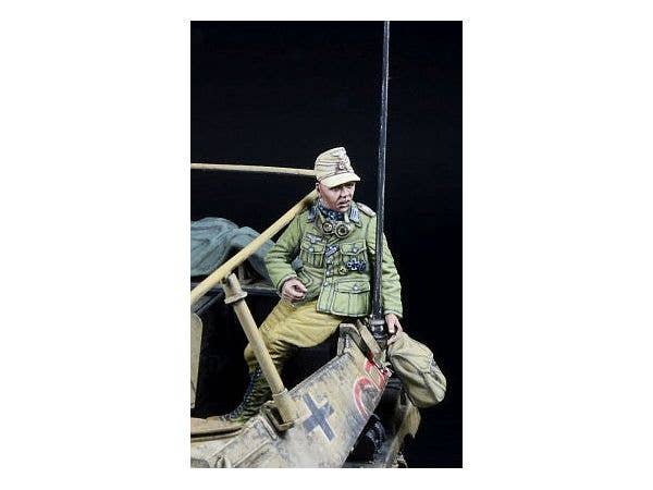 WWII German Africa Corps NCO sitting in a Greif (for Takom)