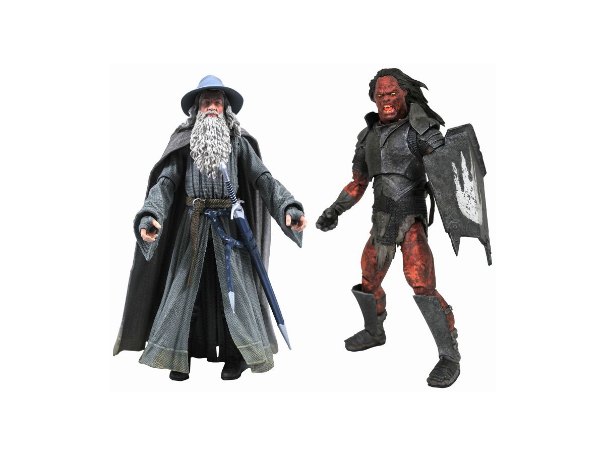 LOTR Select: The Lord Of The Rings Series 4: Gandalf & Uruk-Hai Orc 2 Set