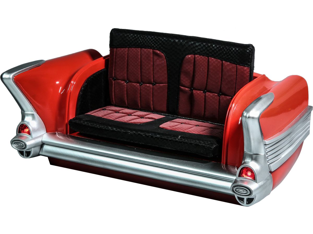 Poker Kingdom: Hearts 7 Car Sofa Red