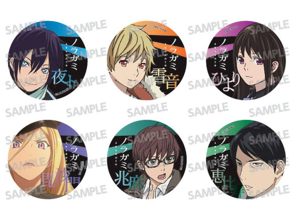 Noragami Can Badge Big Collection 1Box 6pcs