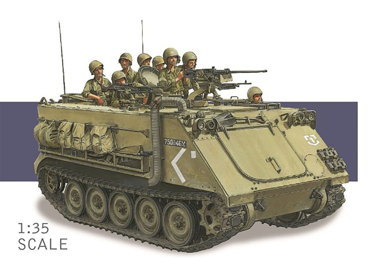 Israel Defense Forces IDF M113 Armored Personnel Carrier Zelda Yom Kippur War (Yom Kippur War) 1973 Figure included