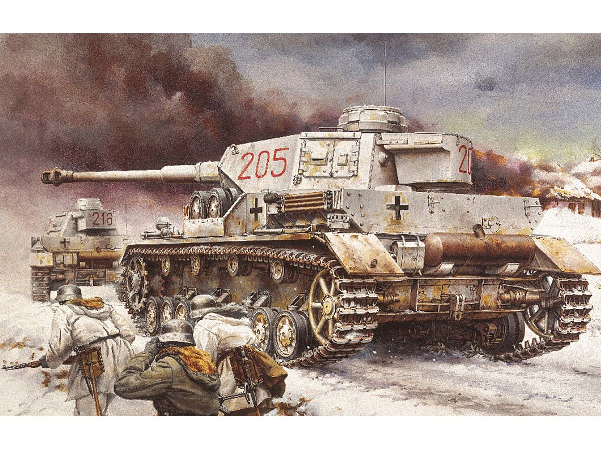 WW.II German Army Panzer IV Type G LAH 1st SS Panzer Division Kharkov 1943 Magic Track / Aluminum gun barrel included