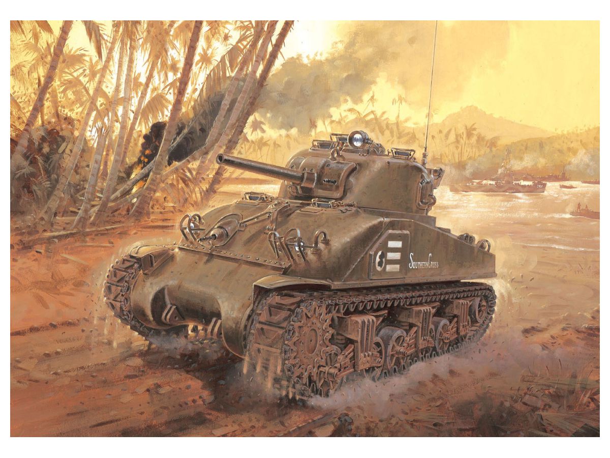 WW.II U.S. Army M4 Sherman Composite Body Pacific Front with Magic Track