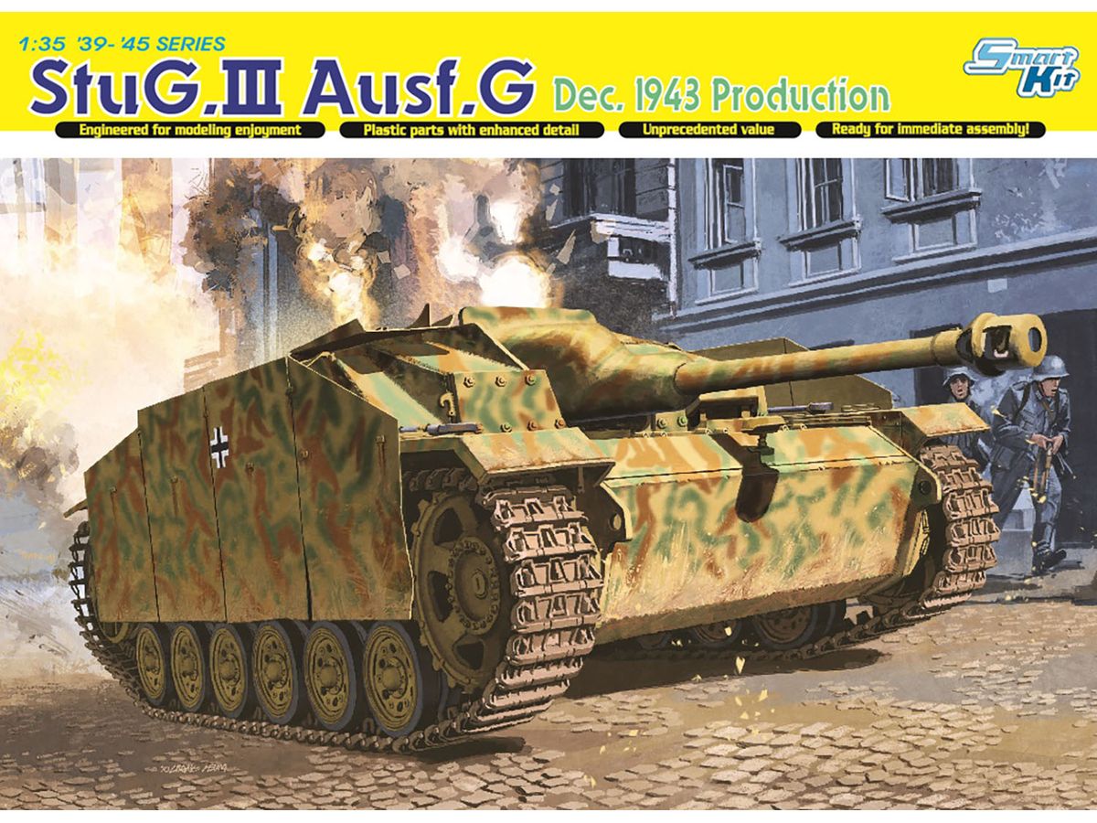 WWII German StuG III Type G, produced in December 1943, Magic Track/3D Printed Parts/Metal Schulzen Included, Luxury kit