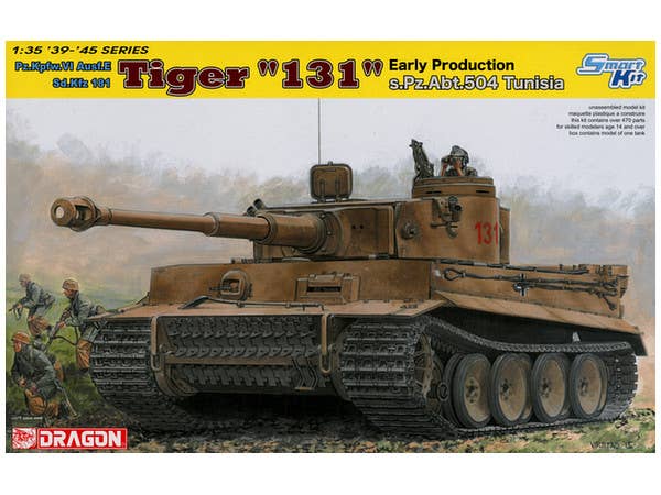 WW.II Tiger I "131" s.Pz.Abt.504 Tunisia