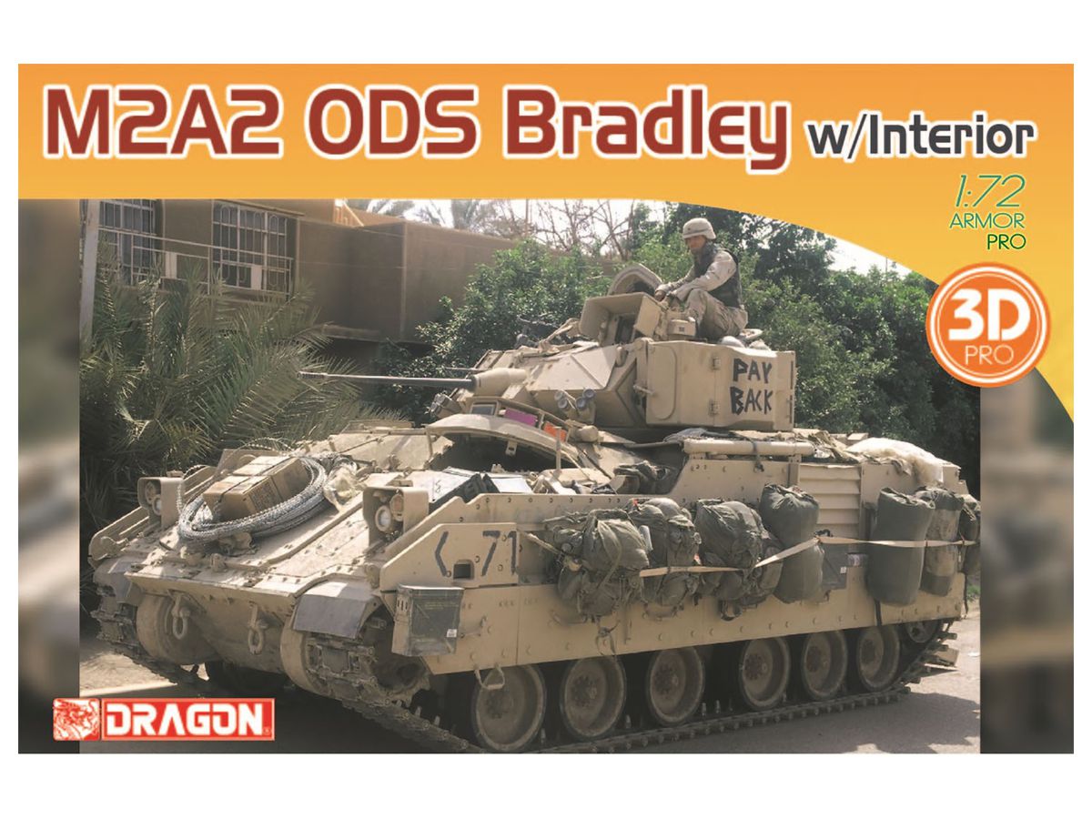 US Army M2A2 Bradley ODS Interior 3D Printed Parts Included
