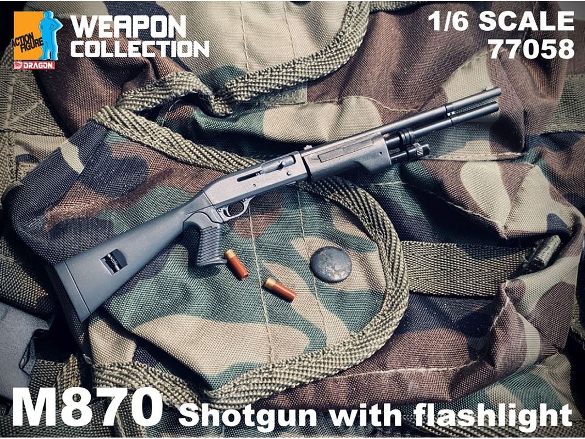 M870 Shotgun w/Flashlight Finished Product