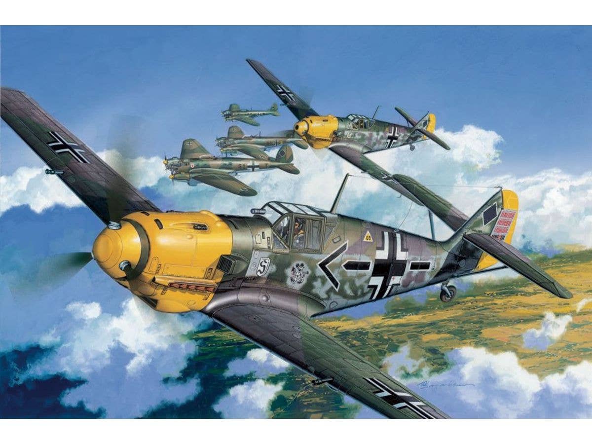 WWII German Air Force Messerschmitt Bf-109 E-4