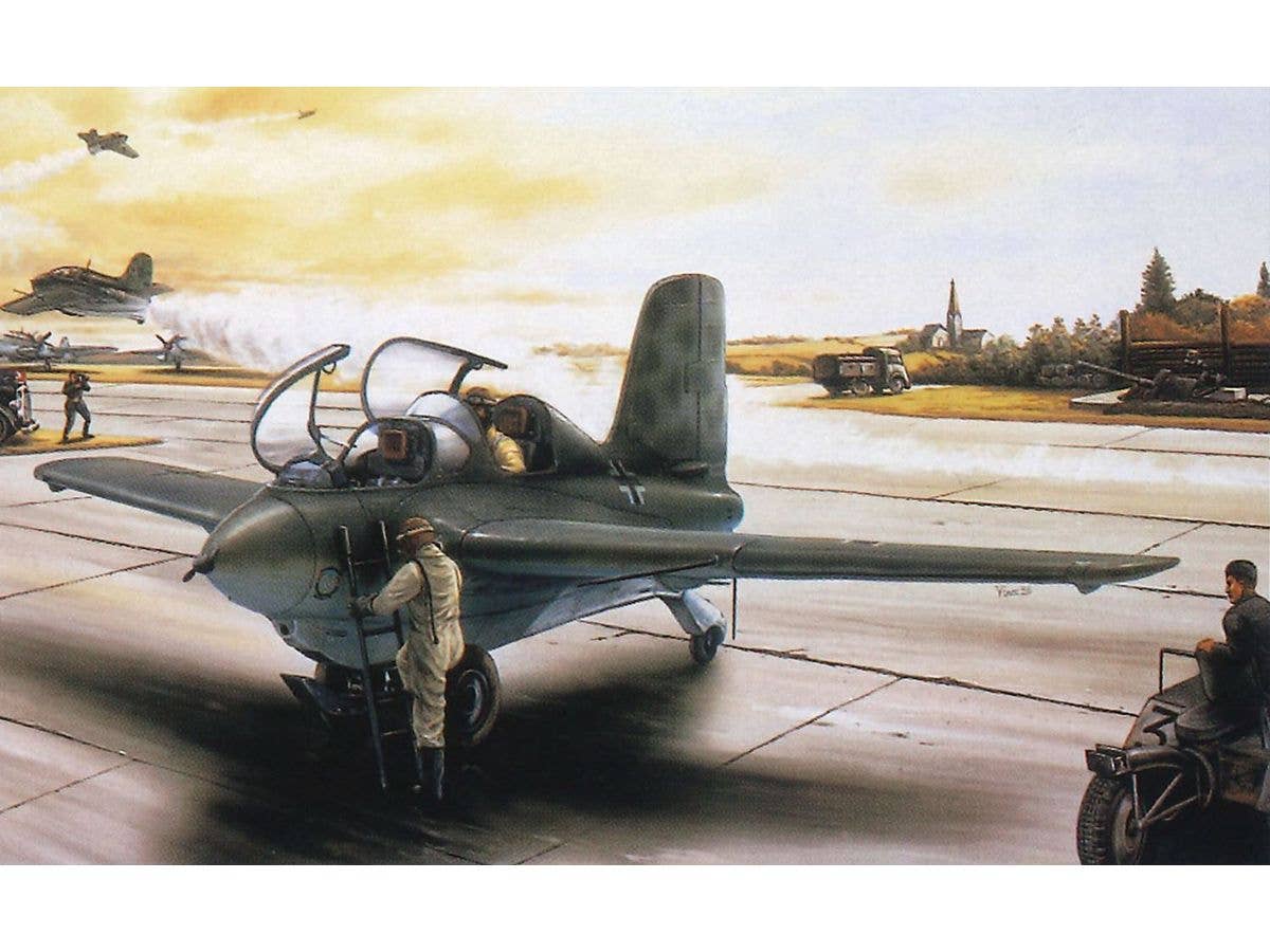 WWII German Messerschmitt Me163S-1 Habicht Two-Seat Trainer