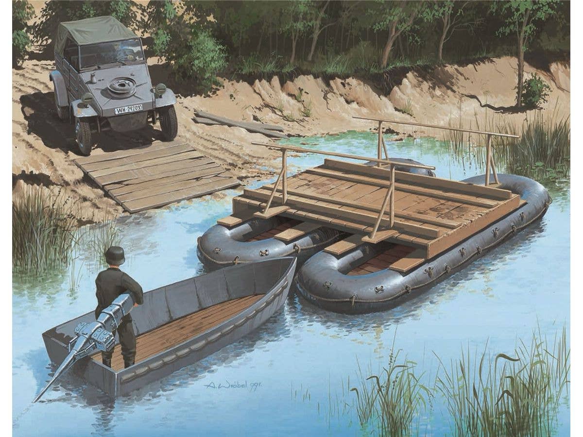 WWII German Army Temporary Bridge Set