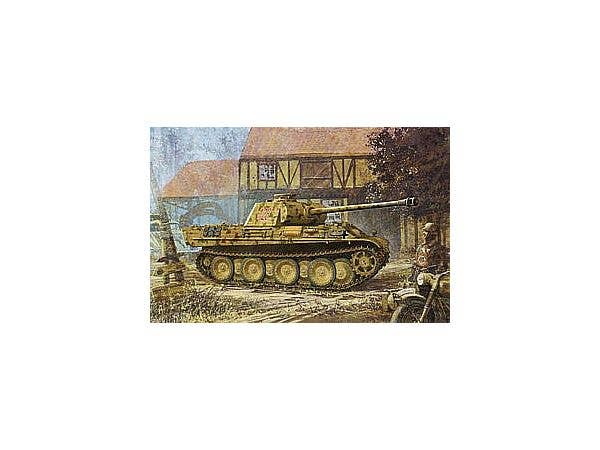 WWII German Sd.Kfz.171 Panther Ausf.G Zimmerit Coated with Magic Tracks, Aluminum Barrel, and 3D Printed Muzzle Brake