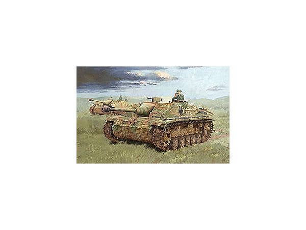 WWII German StuG III Ausf.G Late Production Model Zimmerit Coated with Magic Tracks, Aluminum Barrel, and 3D Printed Muzzle Brake