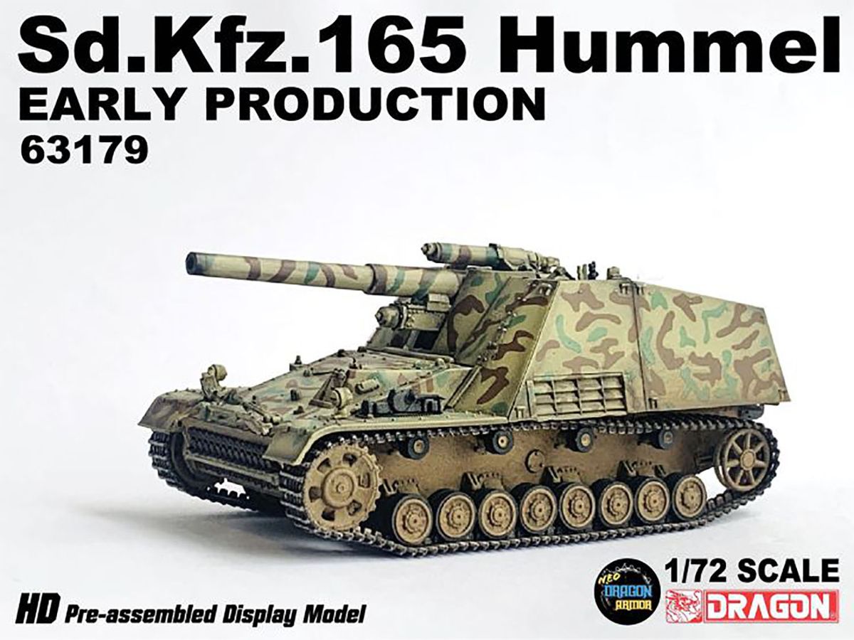 WW.II German Army Sd.Kfz.165 Hummel Early Production type Finished Product