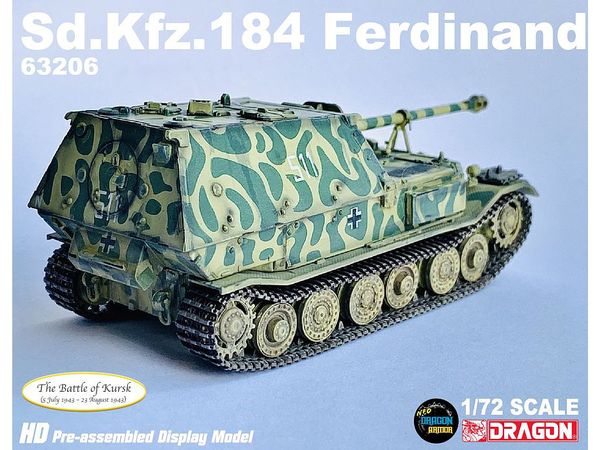 WW.II German Army Sd.Kfz.184 Ferdinand Heavy Tank Destroyer 654th Heavy Tank Destroyer Battalion Kursk 1943 Complete Product