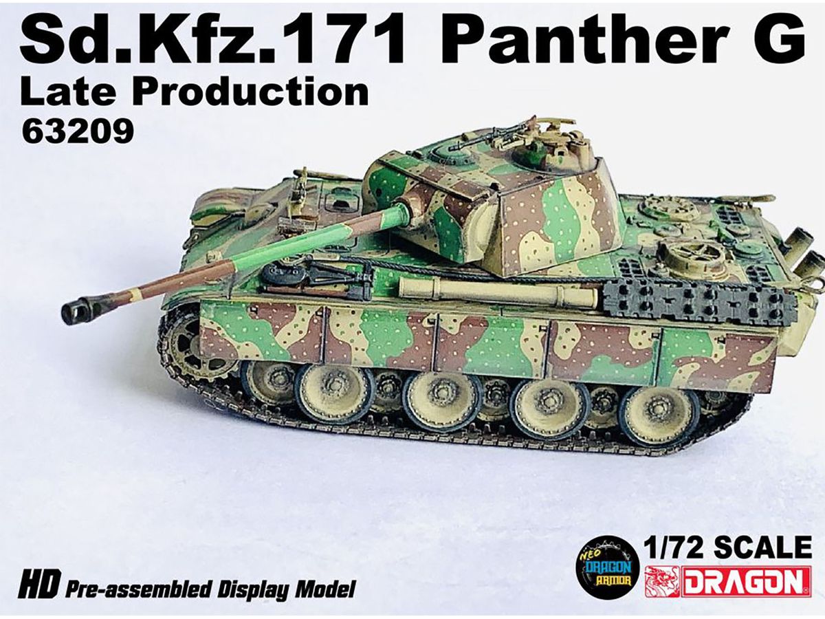 WW.II German Army Sd.Kfz.171 Panther G Late Production France 1944 Completed Product