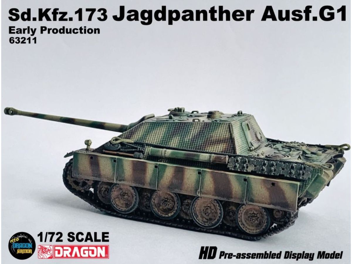 WW.II German Army Sd.Kfz.173 Tank Destroyer Jagdpanther G1 Early Production Complete Product