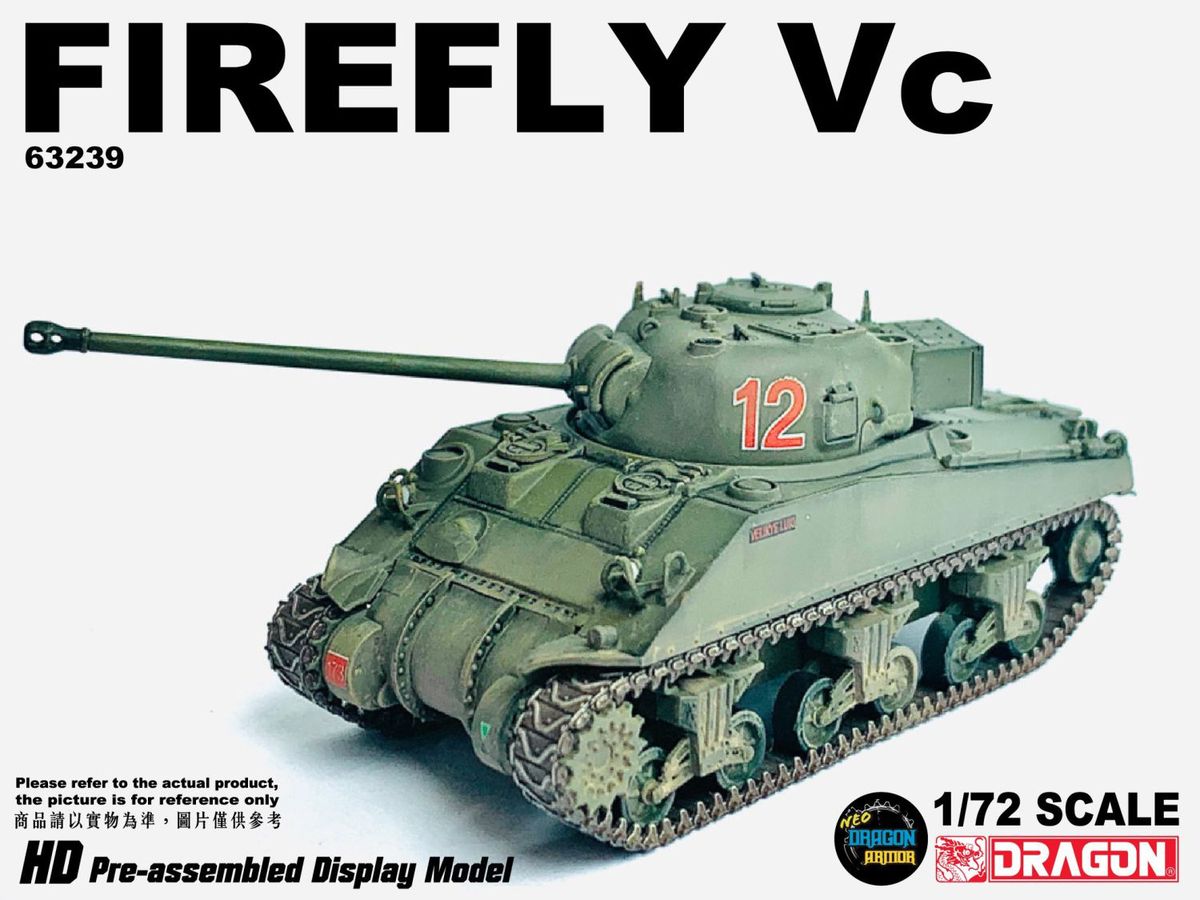 WW.II British Firefly VC 1st Northamptonshire Volunteer Cavalry Regiment A Company 3rd Platoon Normandy 1944 Completed Product