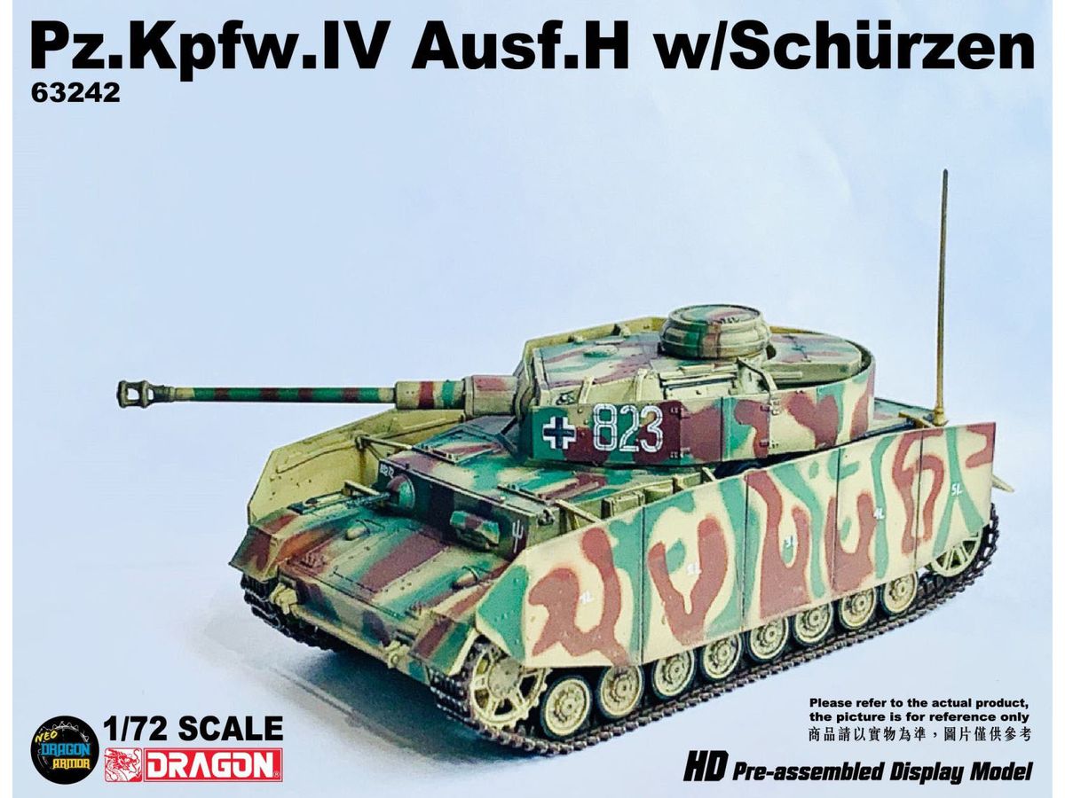 WW.II German Army Panzer IV H Type 2nd Armored Division Normandy 1944 Schulzen Equipment Complete Product