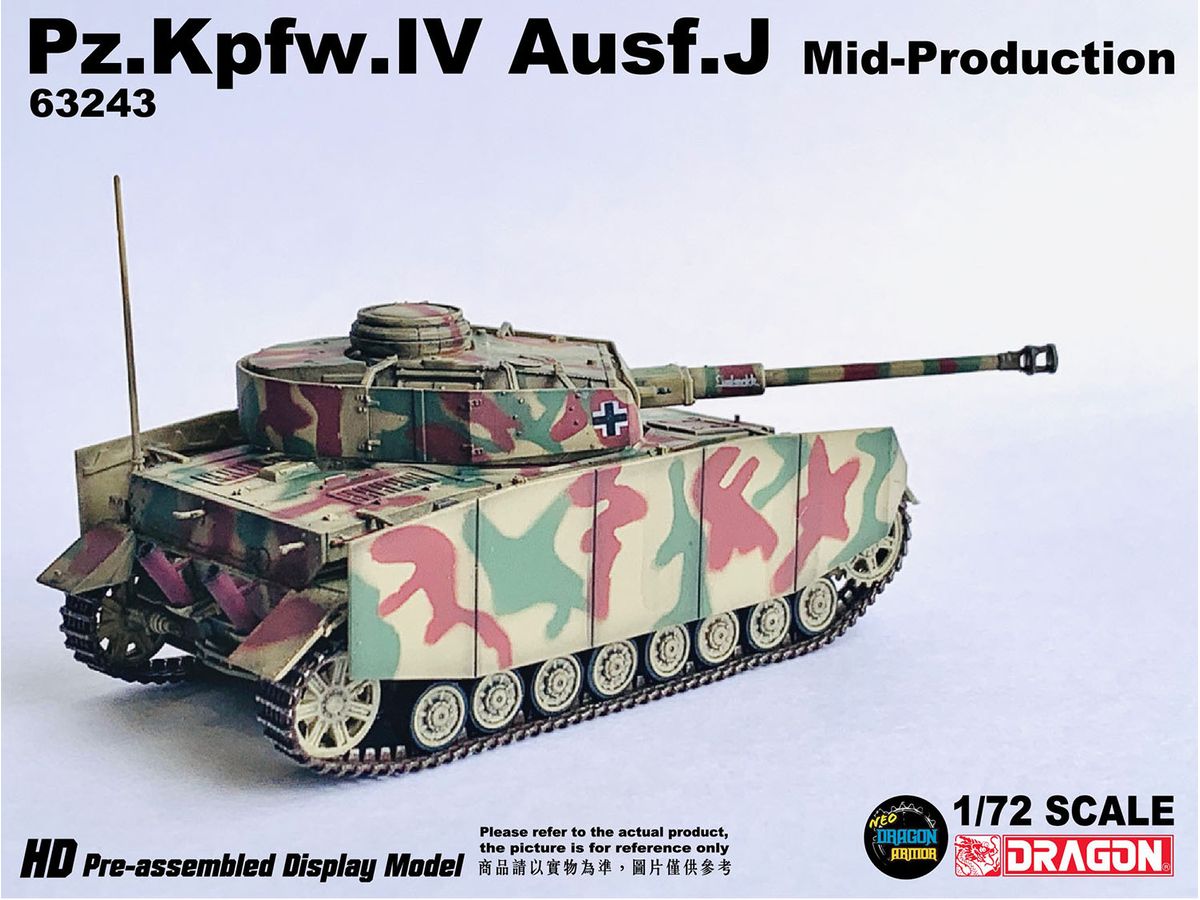 WW.II German Army Panzer IV Type J Mid-term Production Type 15th Panzer Grenadier Division 115th Tank War Belgium 1944 Completed Product