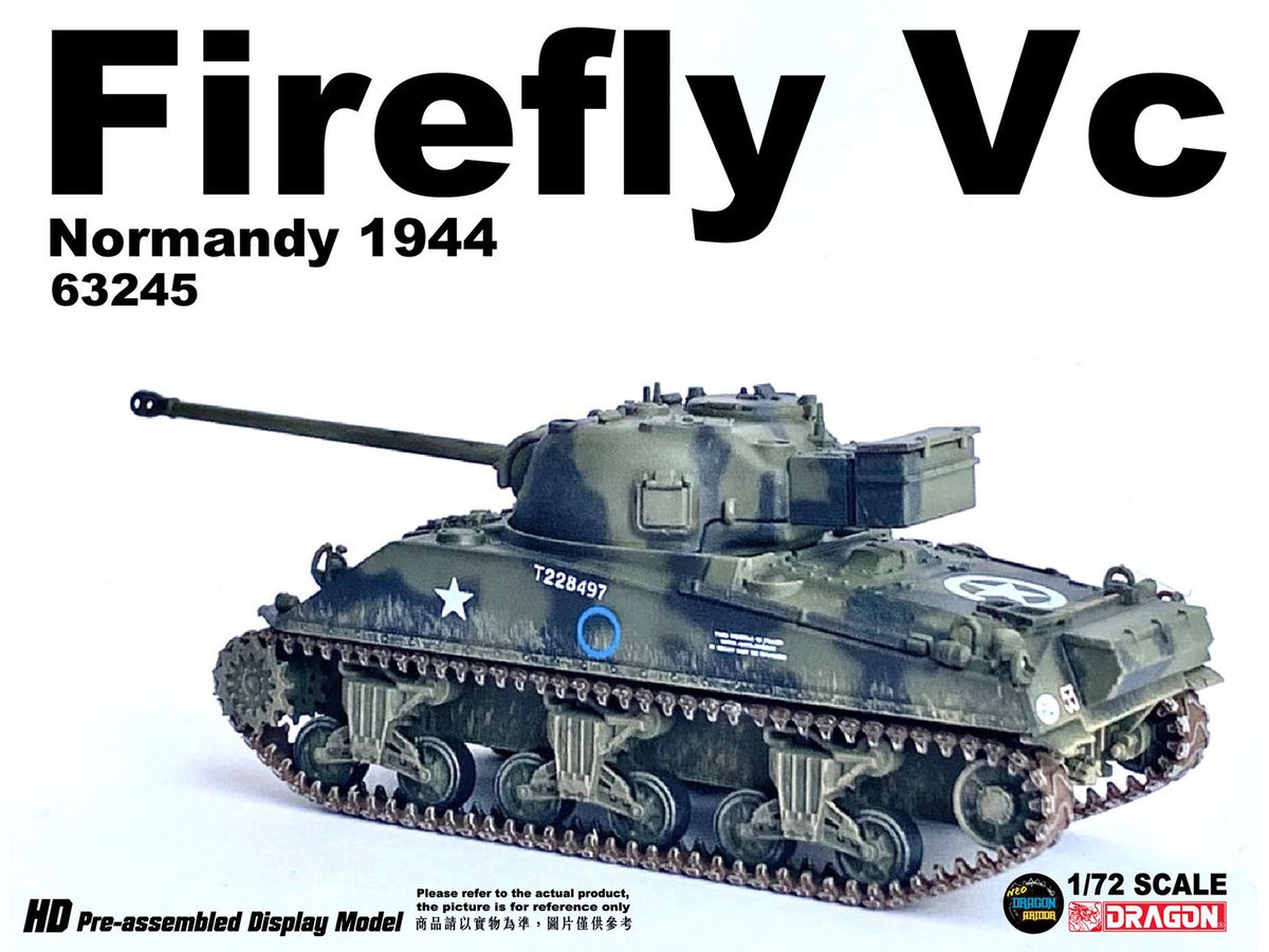 WW.II British Army Firefly VC 1st Armored Division Normandy 1944 Complete Product
