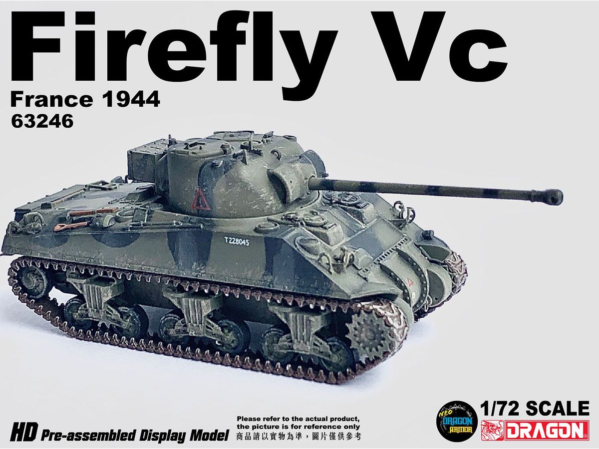 WW.II British Firefly VC 8th Armored Brigade 4/7 Royal Dragoon Guards France 1944 Completed Product