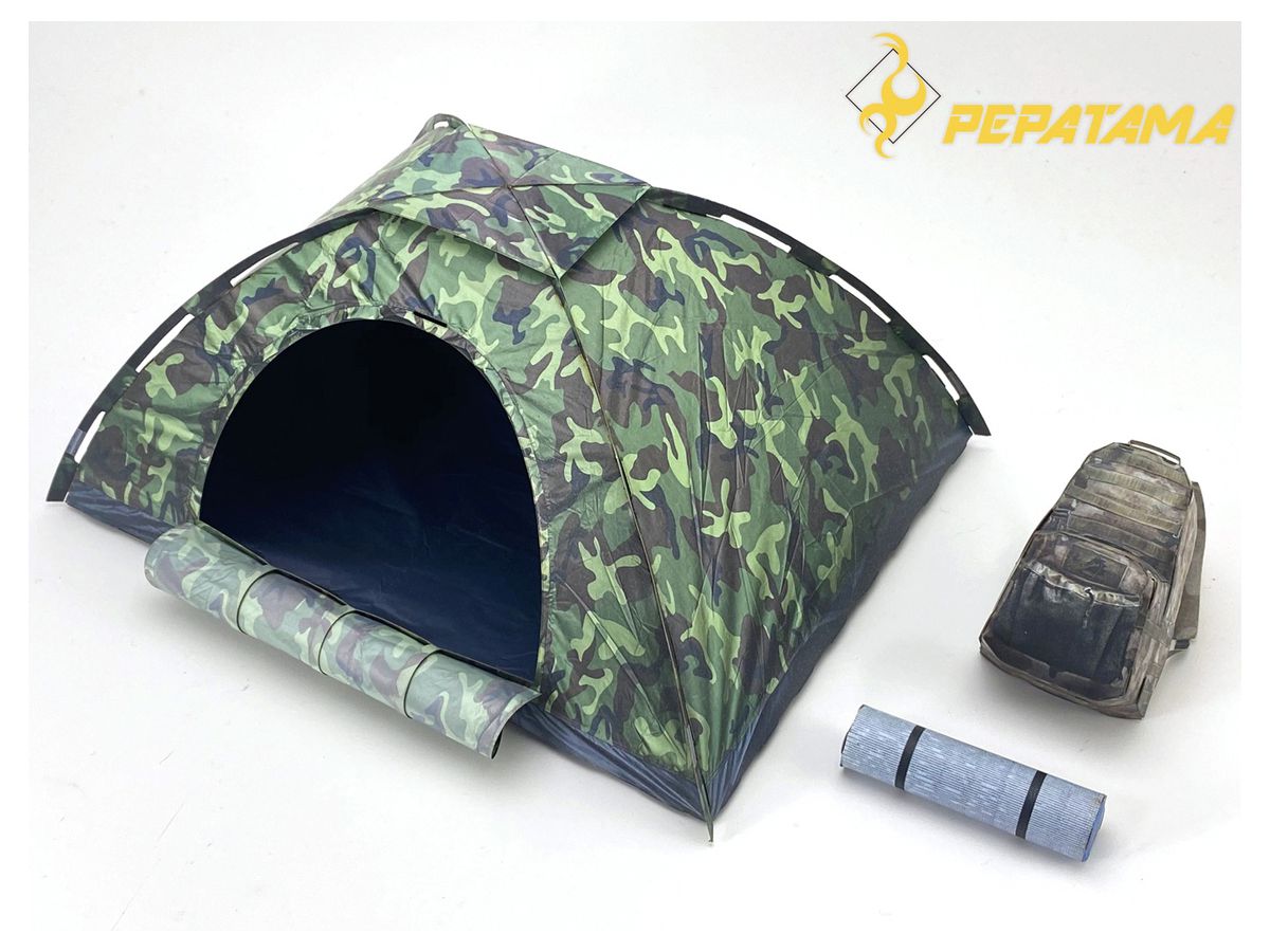 PEPATAMA Series Paper Diorama M-008 Tent Set A (Reissue)