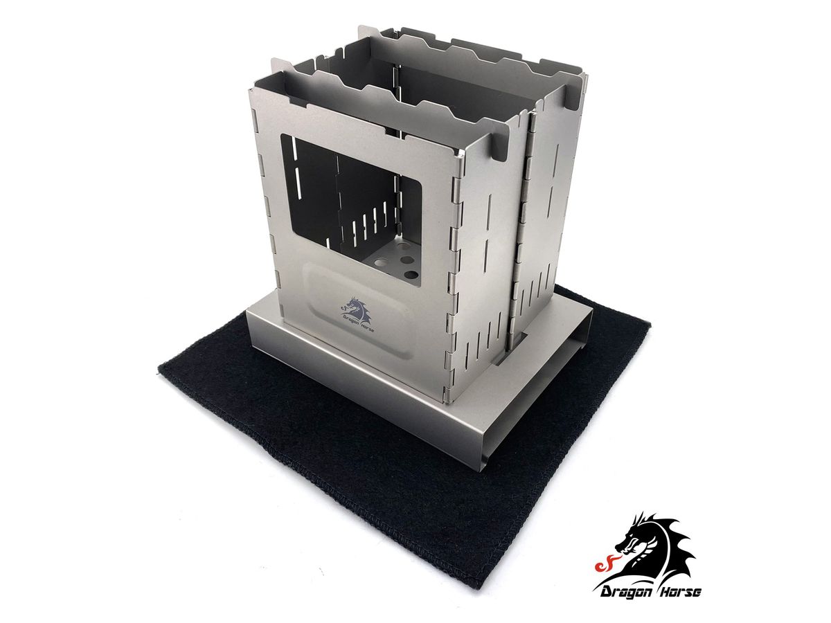 DH-C005 Titanium Folding Wood Stove Guren