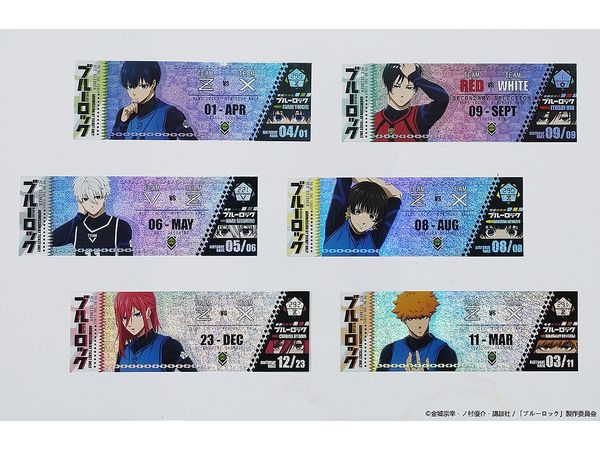 AFORCE x DRAGON HORSE BLUE LOCK Holo Card 6 types Set