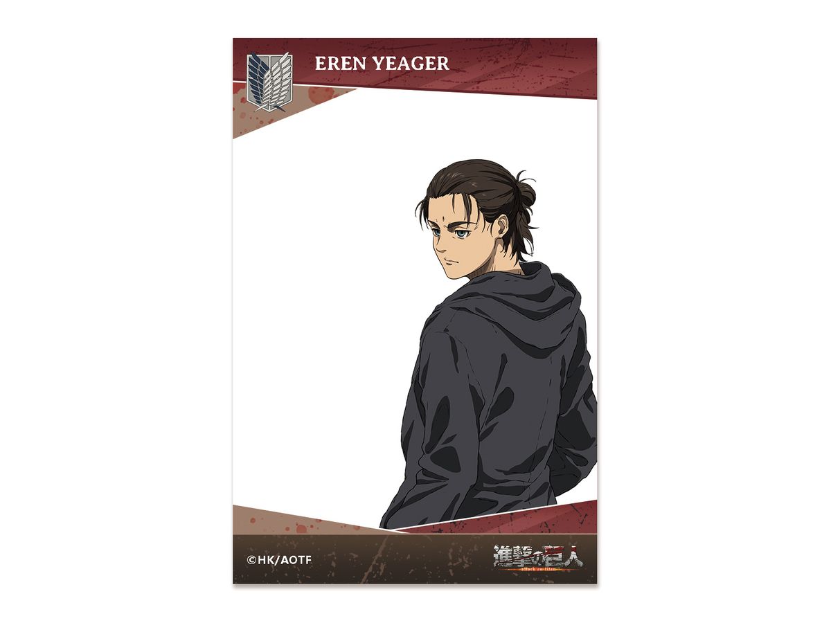 AFORCE x DRAGON HORSE Attack on Titan: Transparent Character Card Eren Yeager