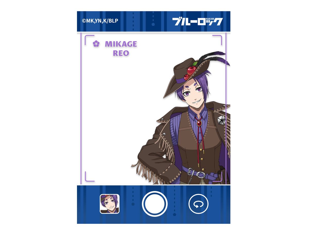 AFORCE x DRAGON HORSE BLUE LOCK (Circus Ver.) Transparent Character Card Reo Mikage