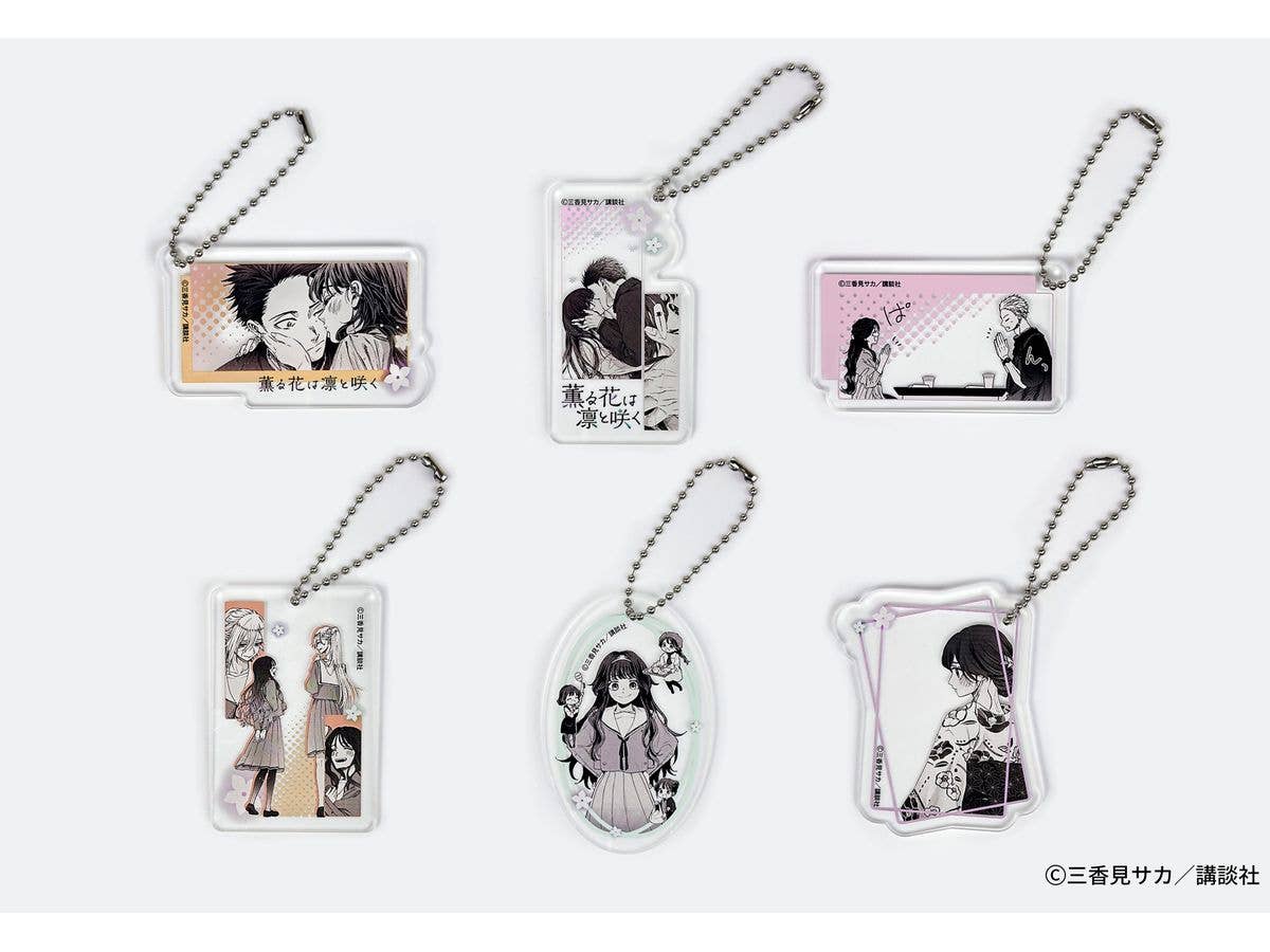 AFORCE x DRAGON HORSE The Fragrant Flower Blooms with Dignity Original Work Trading Acrylic Keychain 1Box 6pcs