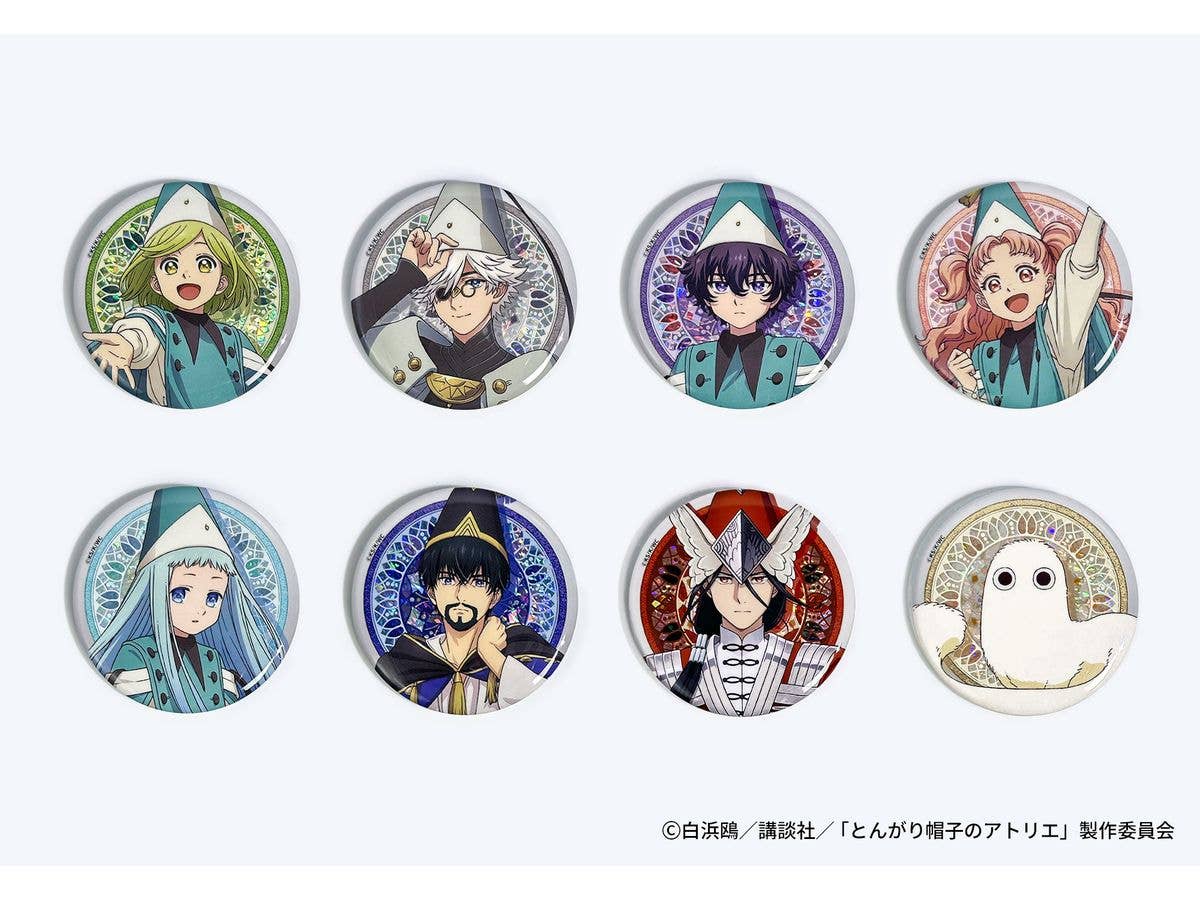 AFORCE x DRAGON HORSE Witch Hat Atelier Trading Can Badge 1Box 8pcs