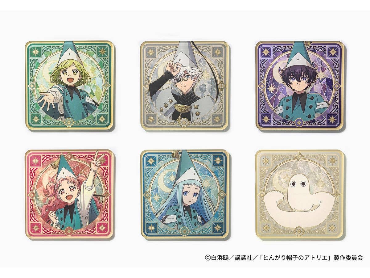 AFORCE x DRAGON HORSE Witch Hat Atelier Trading Acrylic Coaster 1Box 6pcs
