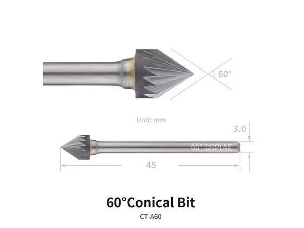 CT-A60 60 degree cone drill