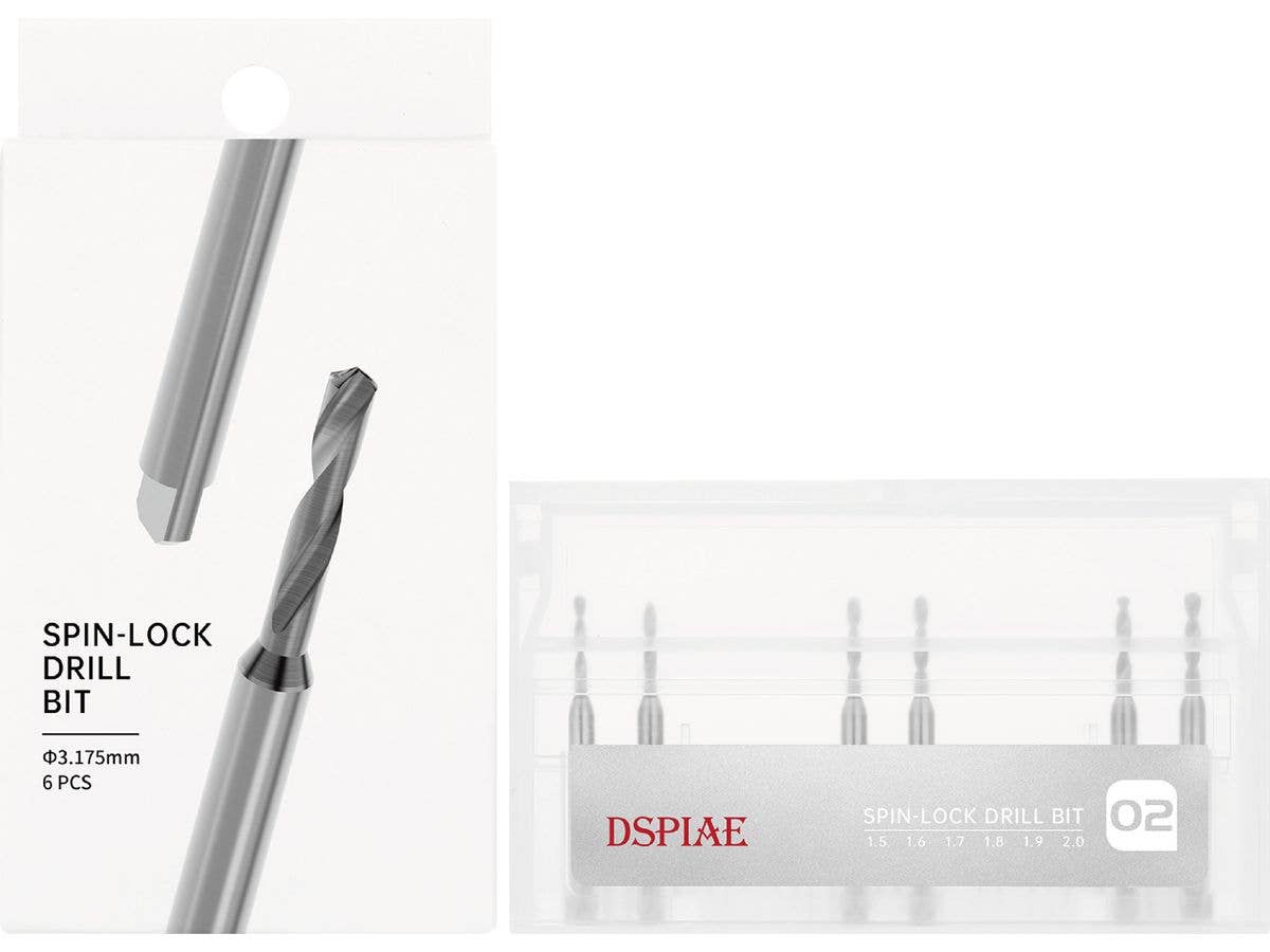 Flat Shank Drill Bit Set (1.5/1.6/1.7/1.8/1.9/2.0mm)