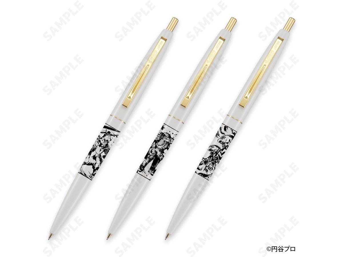 Ultra Monster Sumi-E Style Collection Click Gold (Set Of 3) 2. Ultra Seven Monster