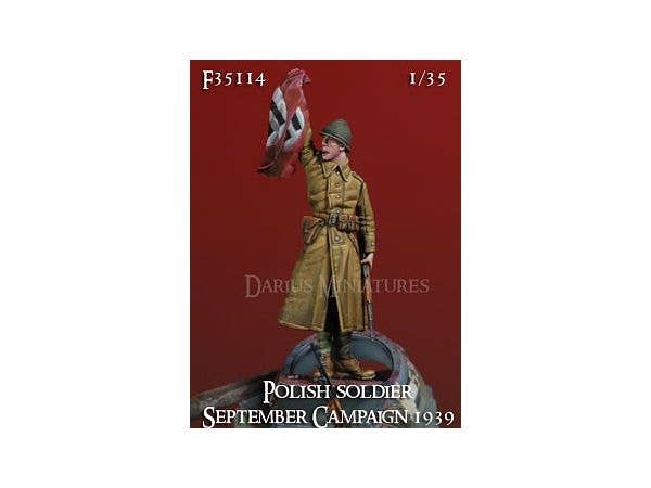 WWII Polish Soldier #1 Soldier Raising the Enemy Flag, September 1939 Campaign