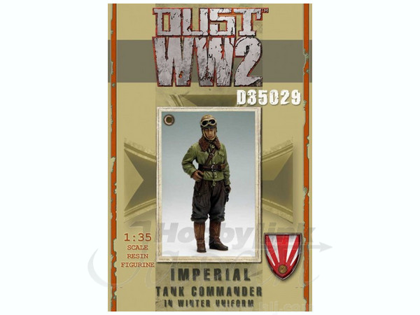 WWII Imperial Tank Commander in Winter Uniform